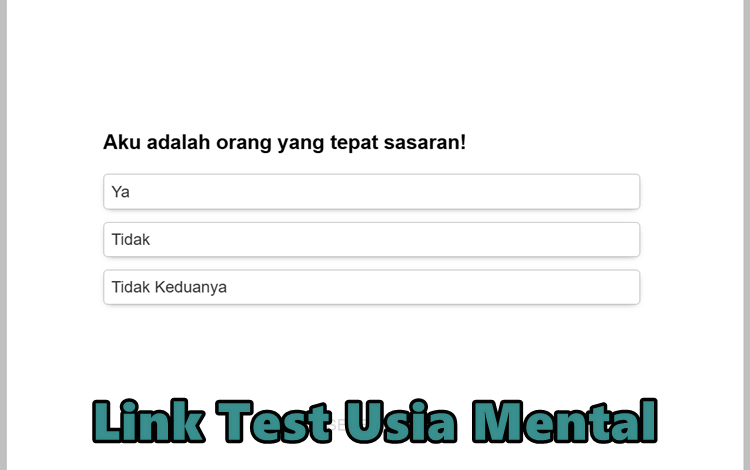 link test usia mental